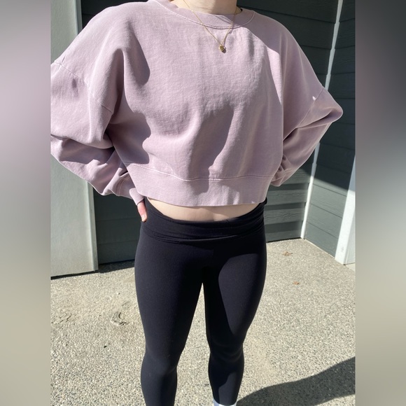 Cropped crewneck - Picture 3 of 4